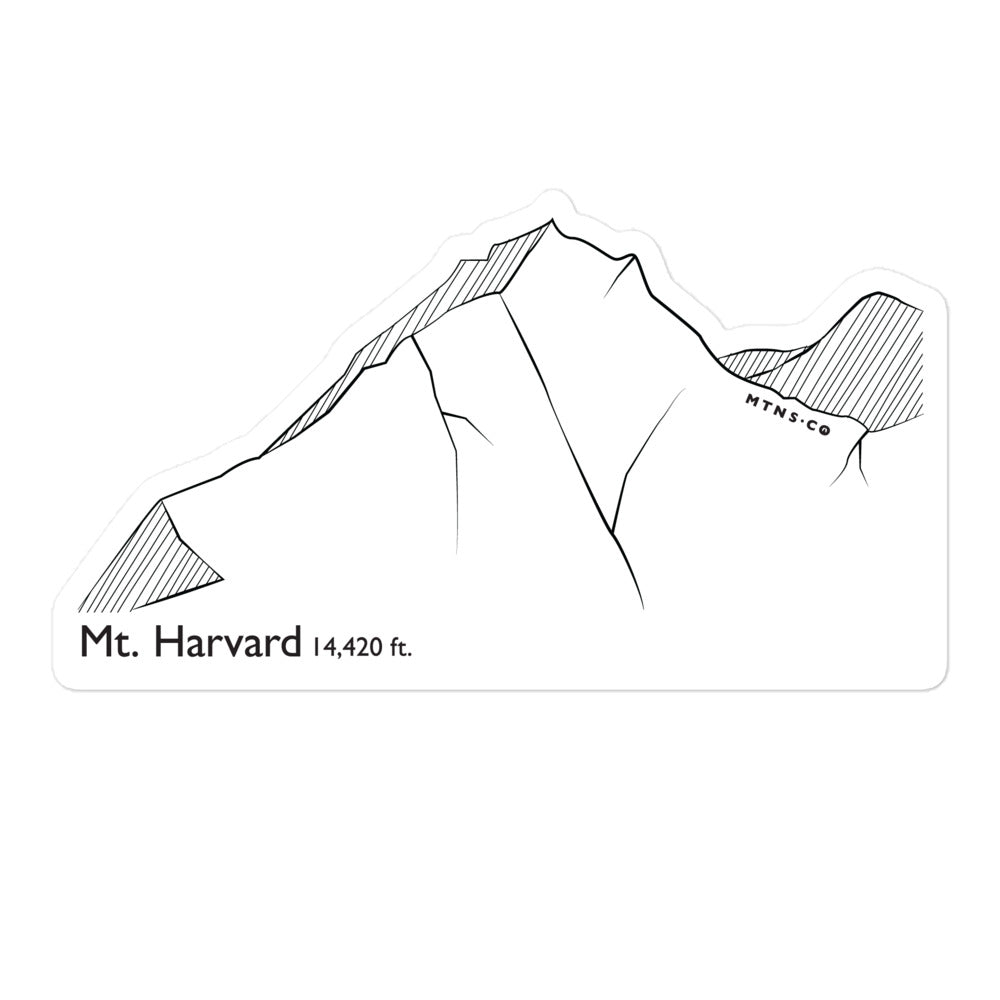 Mt Harvard Sticker