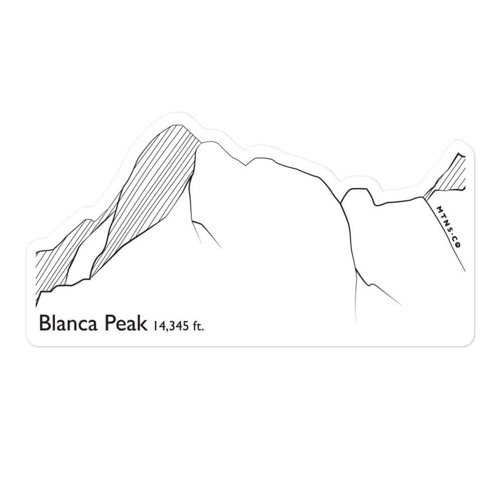 Blanca Peak Sticker – Mtns Co