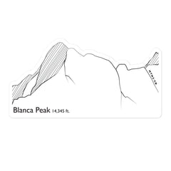 Blanca Peak Sticker