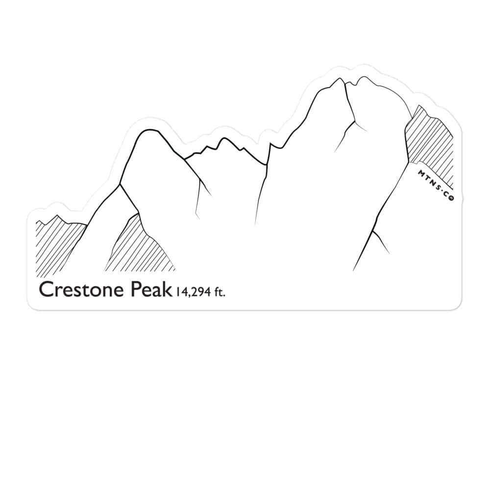 Crestone Peak Sticker – Mtns Co