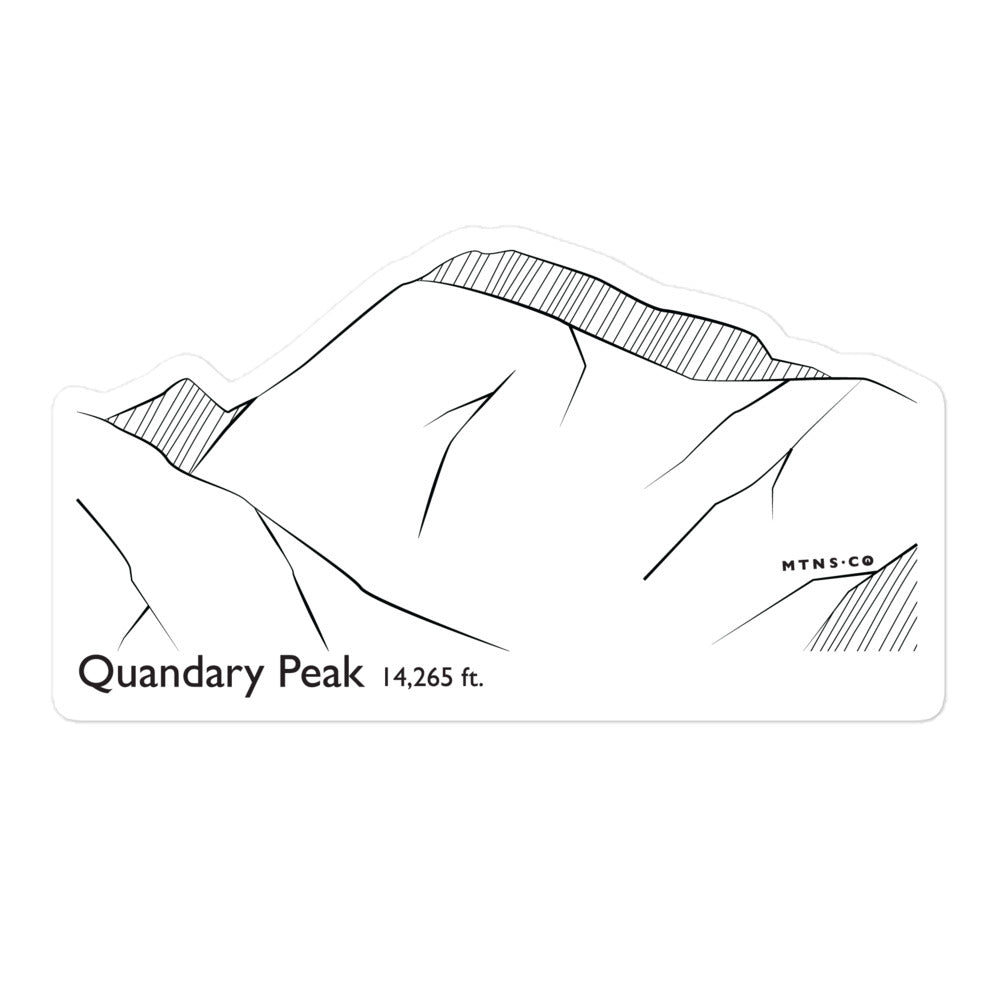 Quandary Peak Sticker
