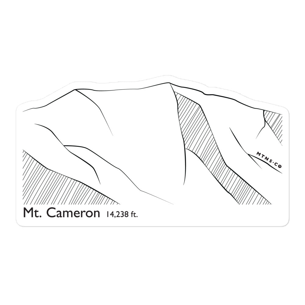Mt Cameron Sticker