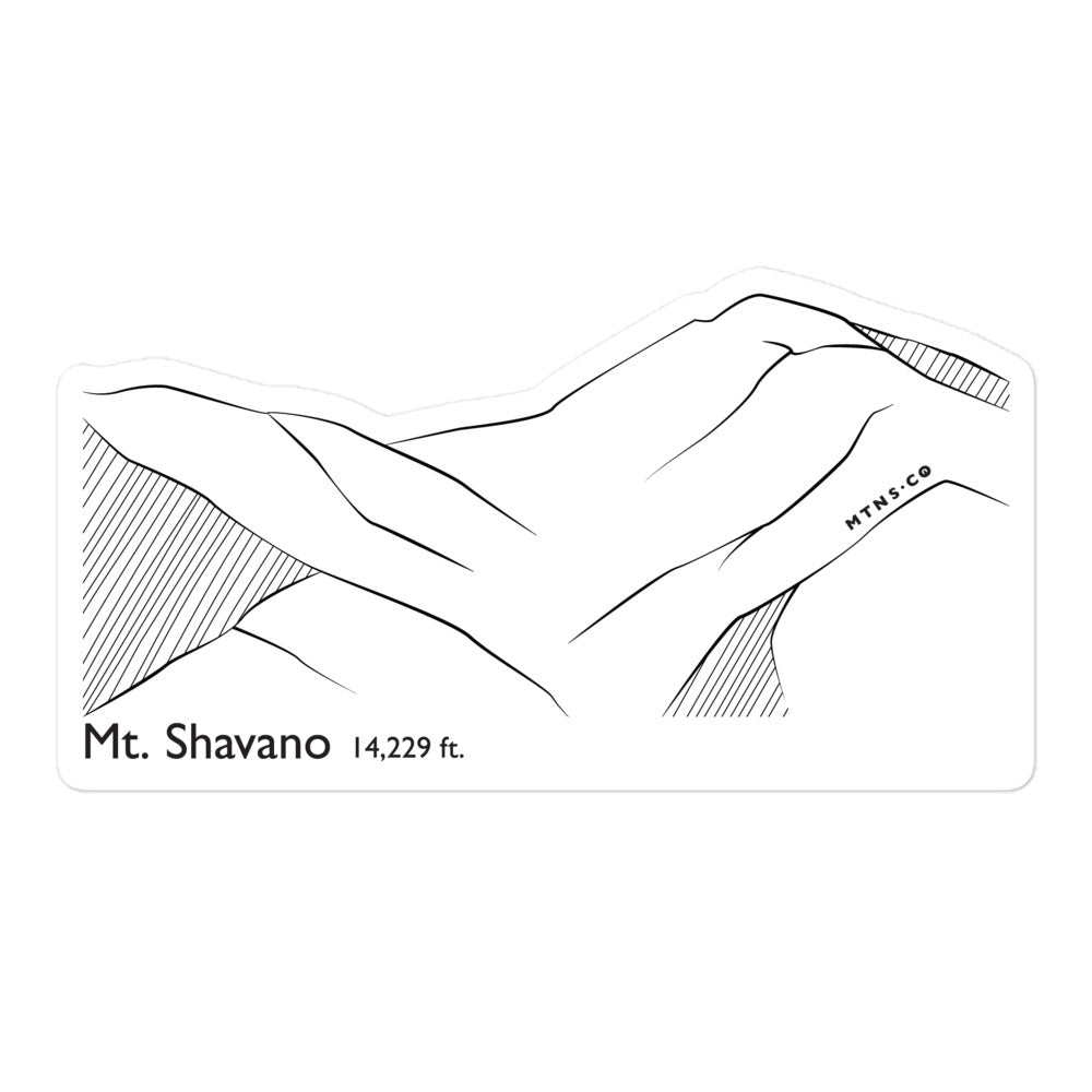 Mt Shavano Sticker