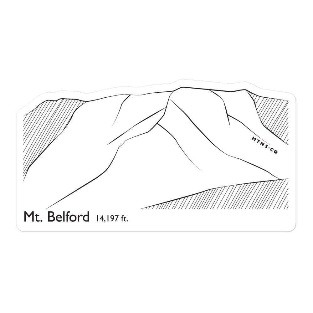 Mt Belford Sticker