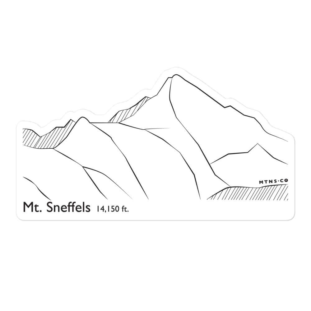 Mt Sneffels Sticker – Mtns Co