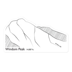 Windom Peak Sticker