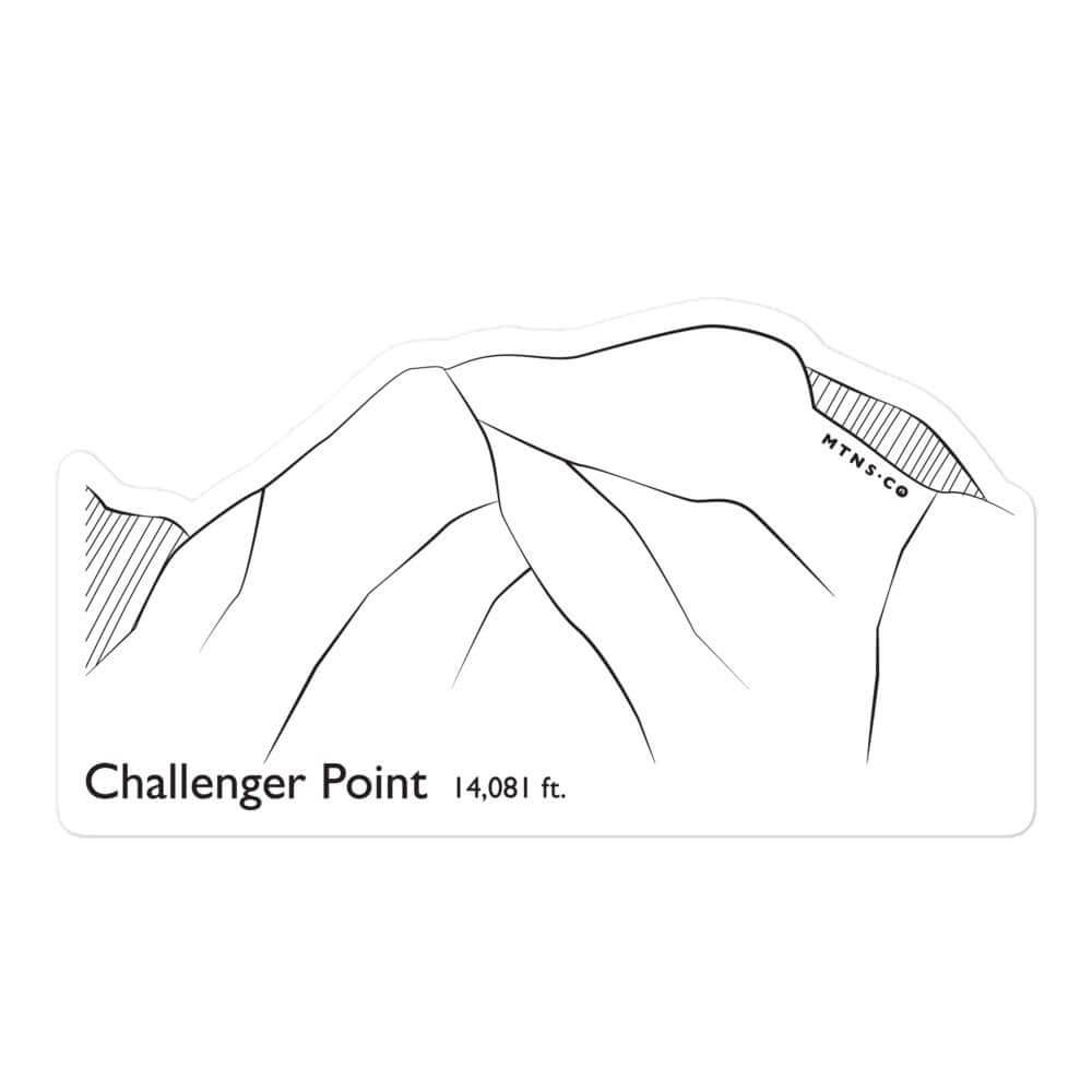 Challenger Point Sticker – Mtns Co