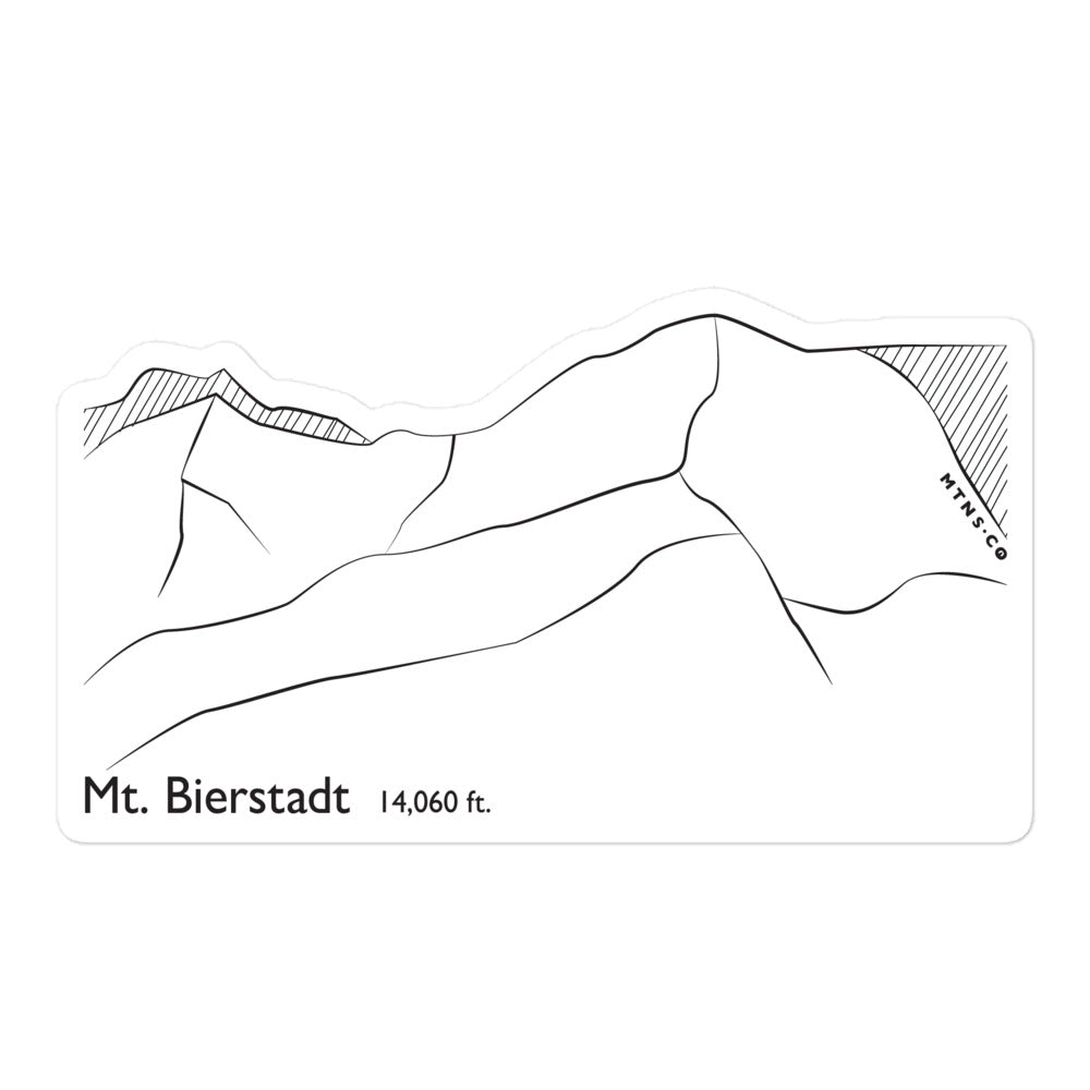 Mt Bierstadt Sticker