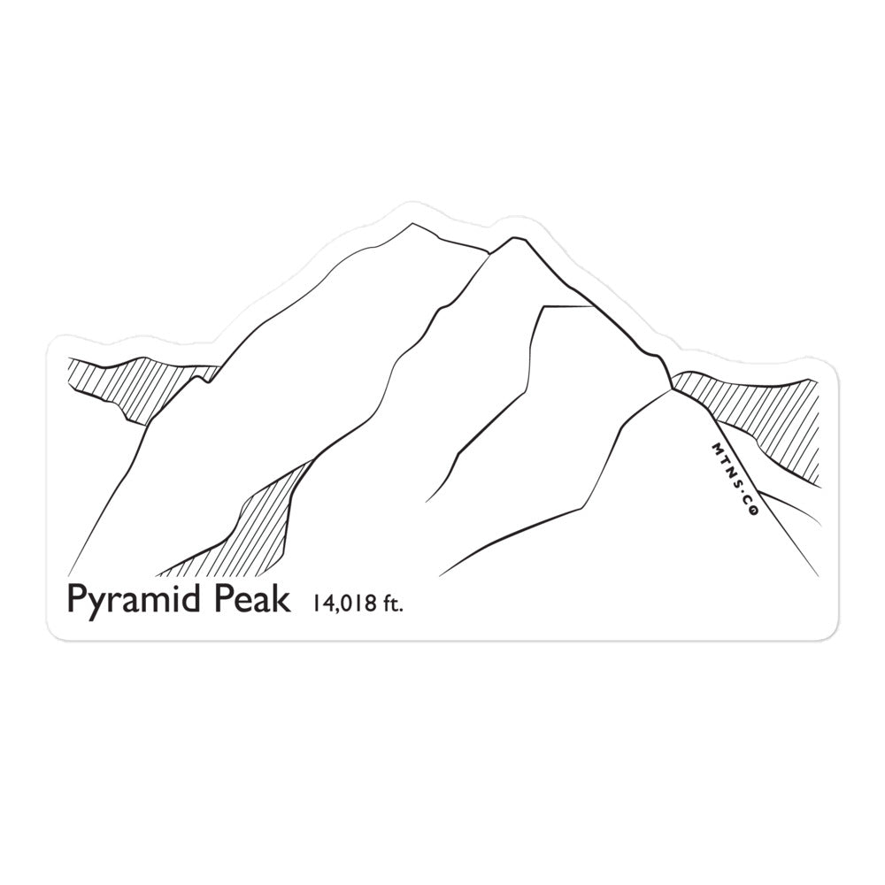 Pyramid Peak Sticker