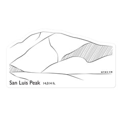 San Luis Peak Sticker