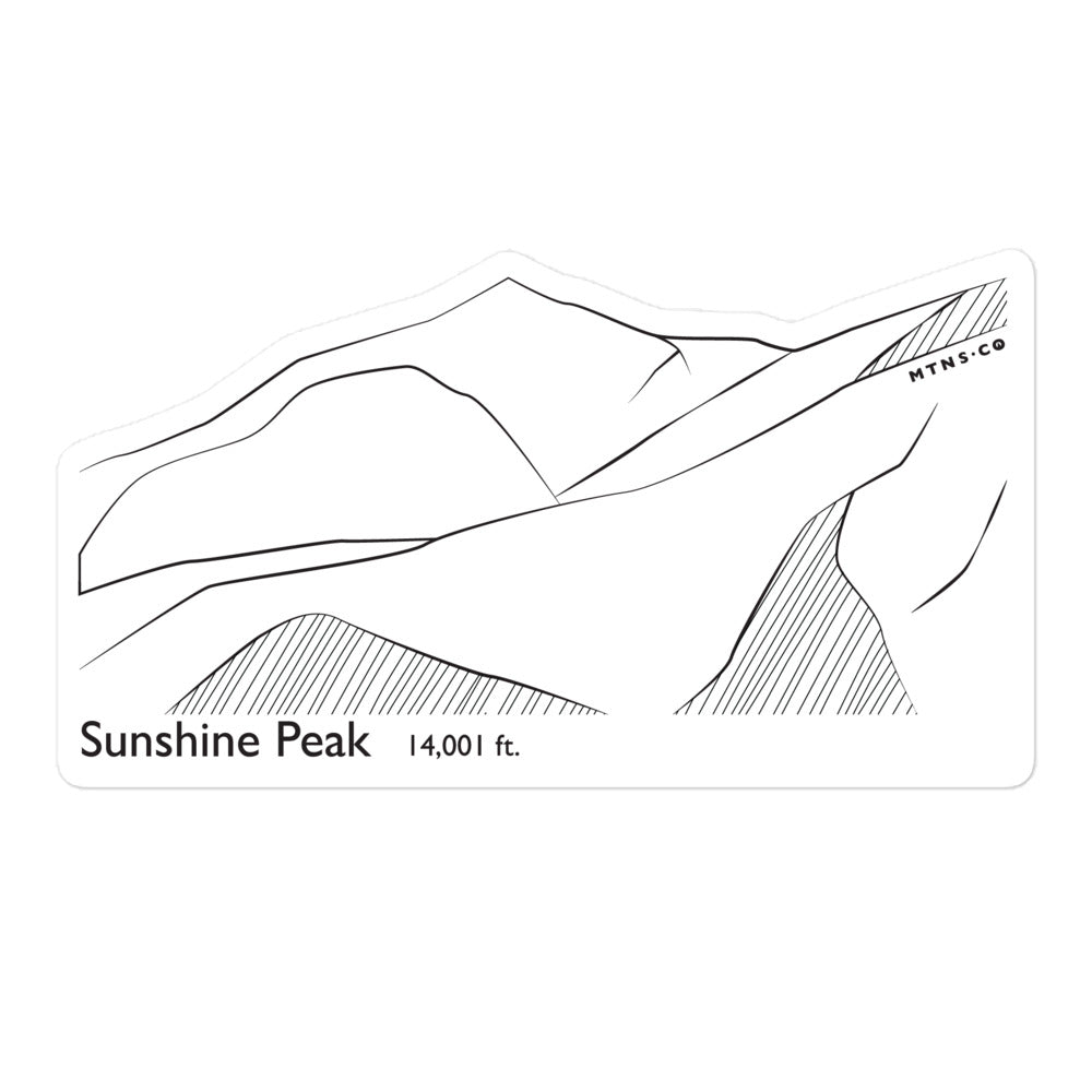 Sunshine Peak Stickers