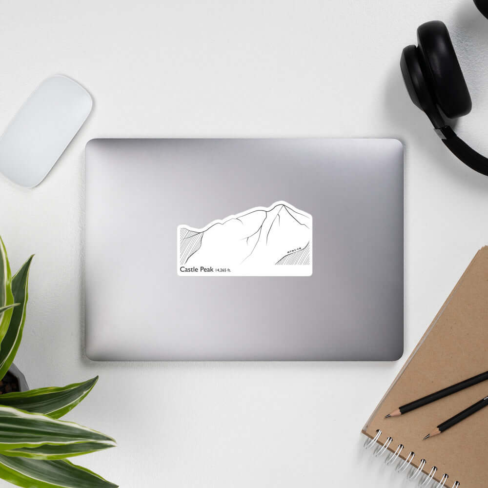 Castle Peak Sticker – Mtns Co