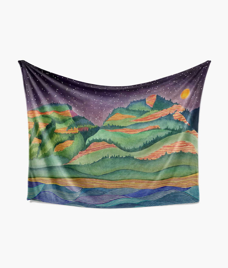 Minturn Lionshead Blanket | Fleece Throw Blanket