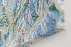 Park City Ski Resort Trail Map | Canvas Poster