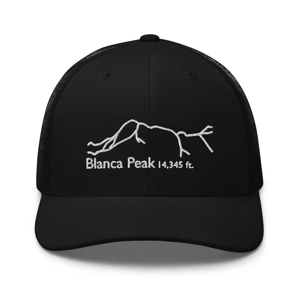 Blanca Peak Fourteener Classic Mesh Trucker Hat – Mtns Co