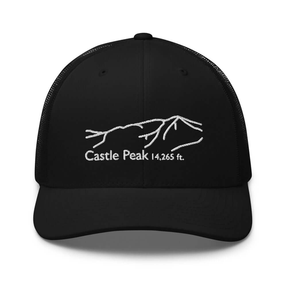 Castle Peak Fourteener Classic Mesh Trucker Hat – Mtns Co