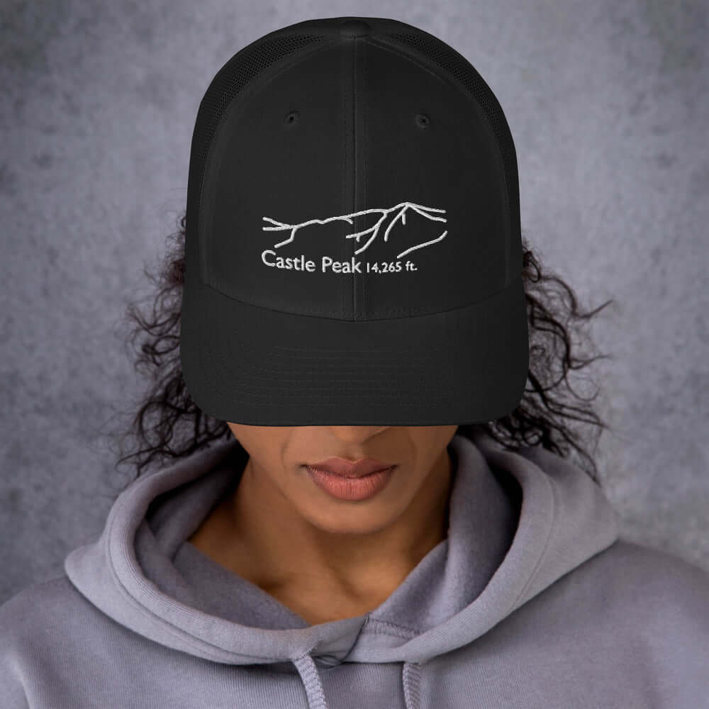 Castle Peak Fourteener Classic Mesh Trucker Hat – Mtns Co