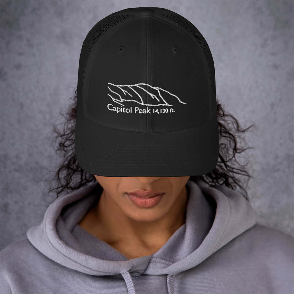 Capitol Peak Fourteener Classic Mesh Trucker Hat – Mtns Co