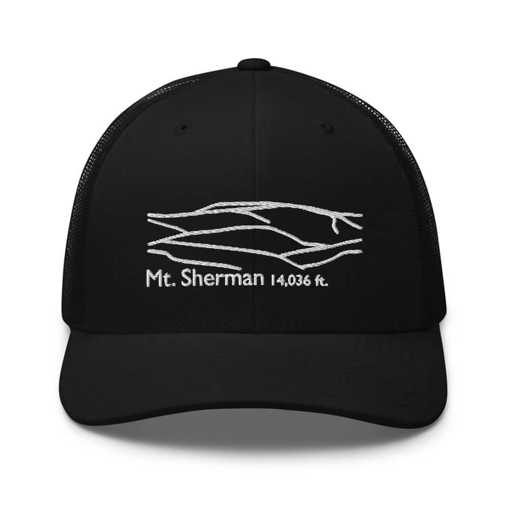 Mt. Sherman Fourteener Classic Mesh Trucker Hat – Mtns Co