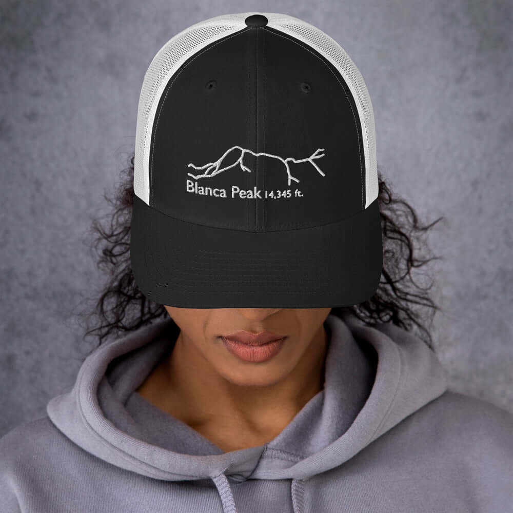 Blanca Peak Fourteener Classic Mesh Trucker Hat – Mtns Co