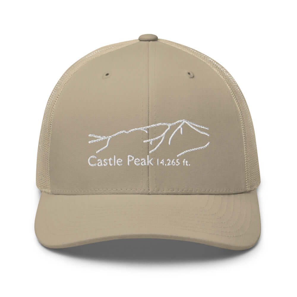 Castle Peak Fourteener Classic Mesh Trucker Hat – Mtns Co