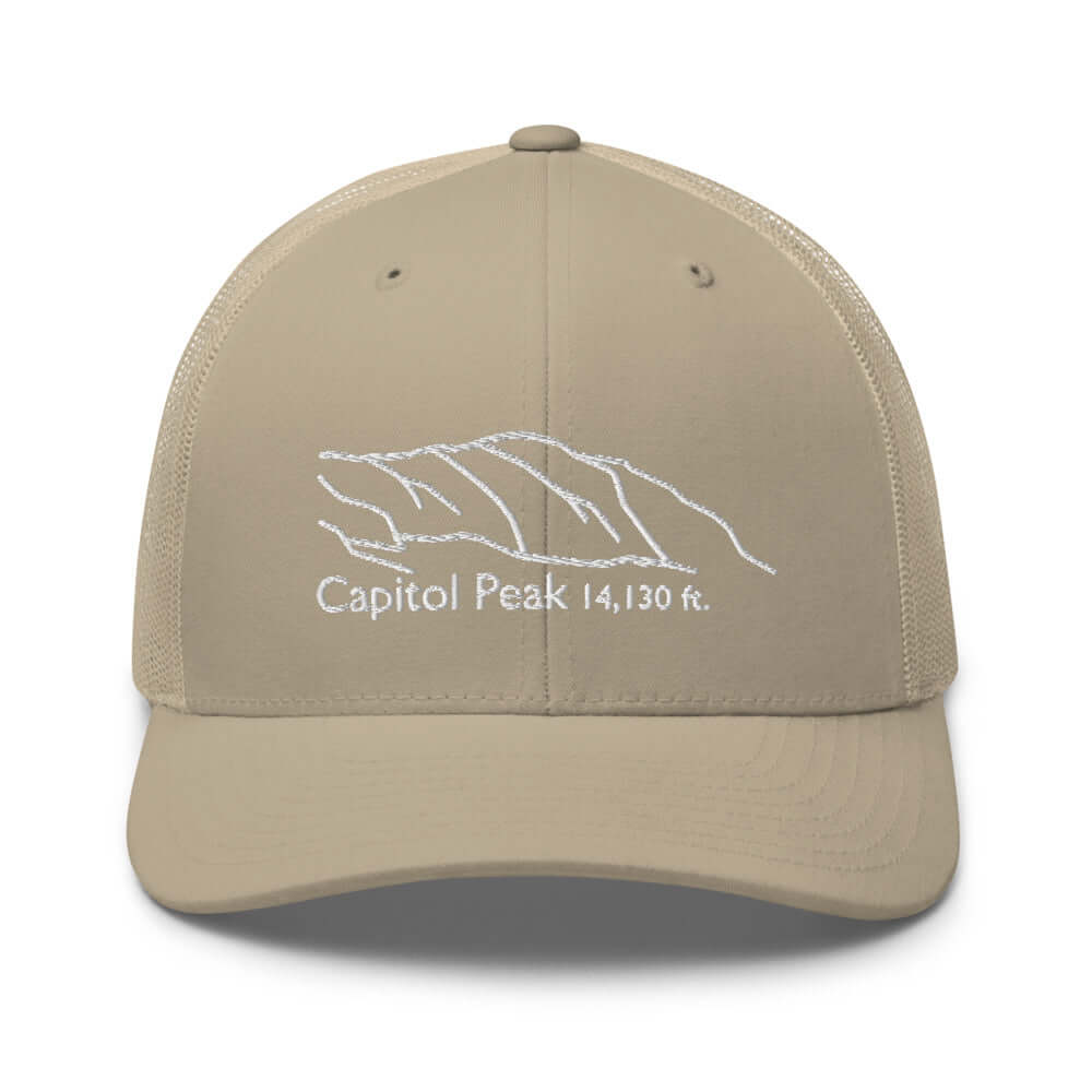 Capitol Peak Fourteener Classic Mesh Trucker Hat – Mtns Co