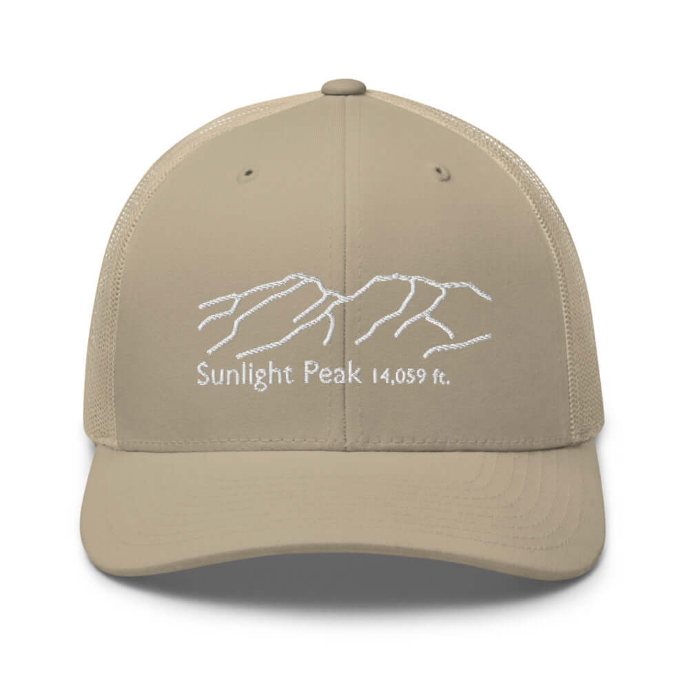 Sunlight Peak Fourteener Classic Mesh Trucker Hat – Mtns Co