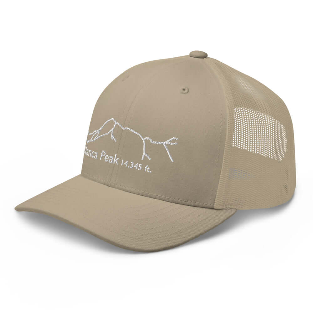 Blanca Peak Fourteener Classic Mesh Trucker Hat – Mtns Co