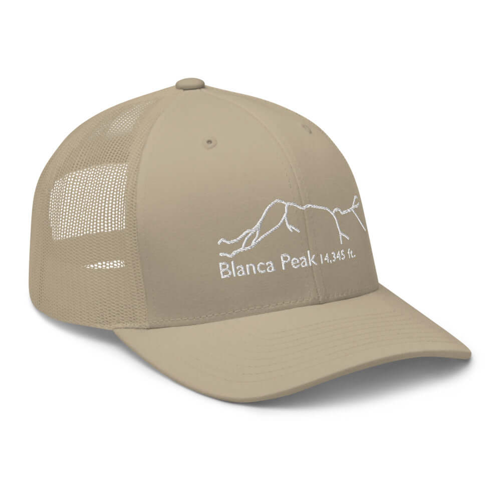 Blanca Peak Fourteener Classic Mesh Trucker Hat – Mtns Co