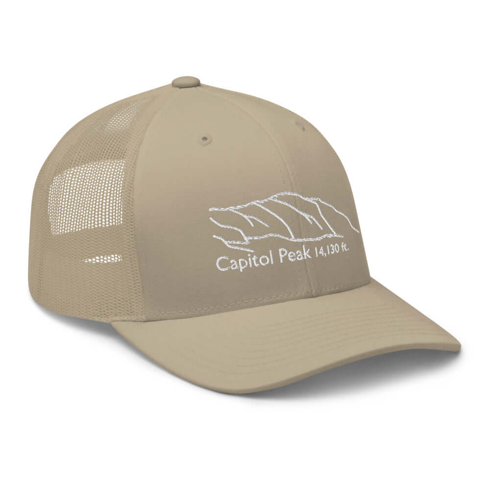 Capitol Peak Fourteener Classic Mesh Trucker Hat – Mtns Co