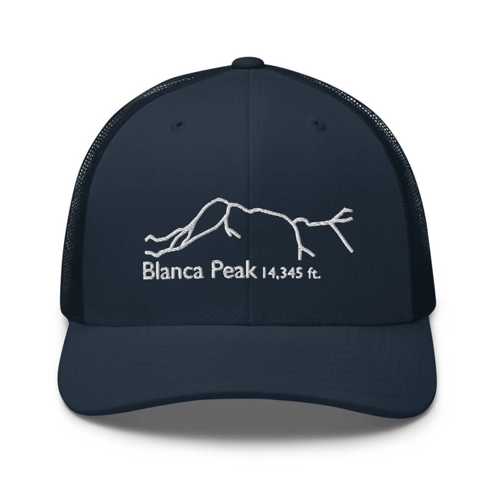Blanca Peak Fourteener Classic Mesh Trucker Hat – Mtns Co
