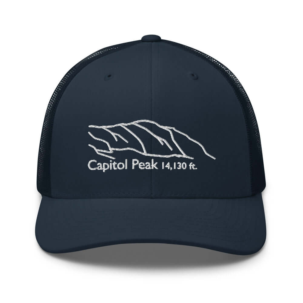 Capitol Peak Fourteener Classic Mesh Trucker Hat – Mtns Co