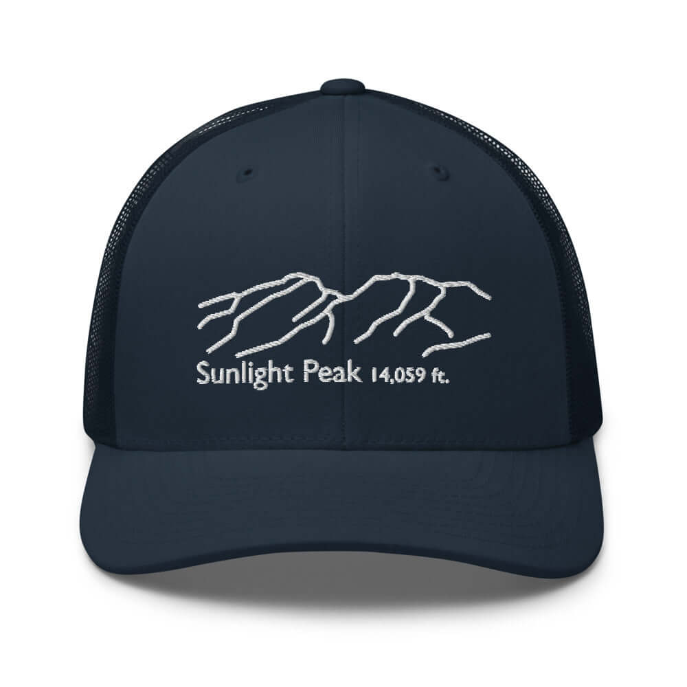 Sunlight Peak Fourteener Classic Mesh Trucker Hat – Mtns Co