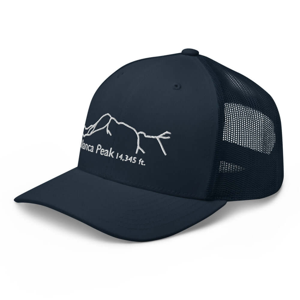Blanca Peak Fourteener Classic Mesh Trucker Hat – Mtns Co