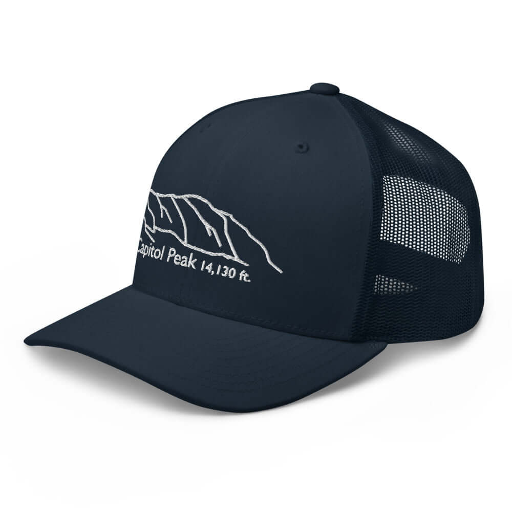 Capitol Peak Fourteener Classic Mesh Trucker Hat – Mtns Co