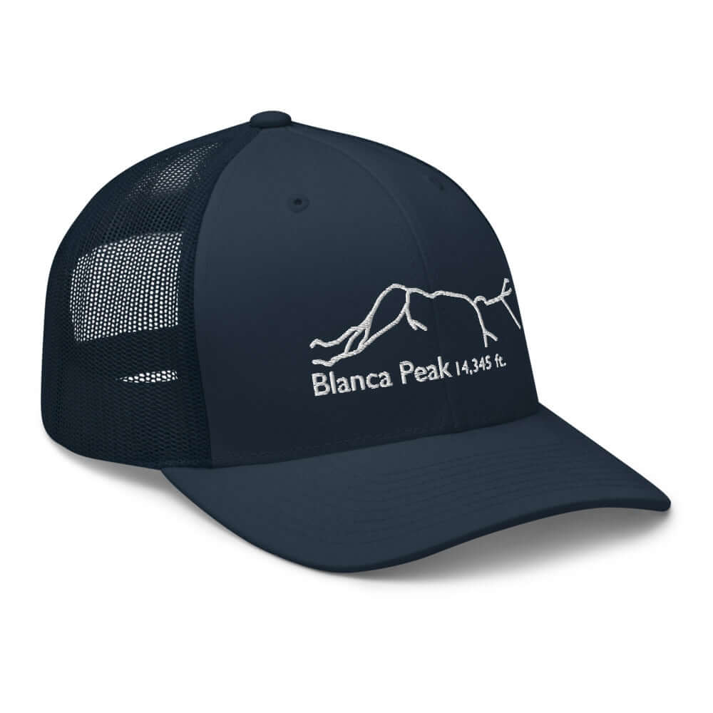 Blanca Peak Fourteener Classic Mesh Trucker Hat – Mtns Co