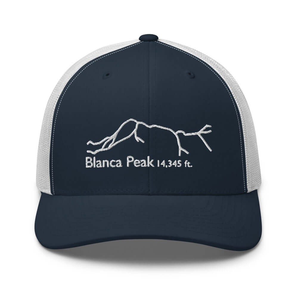 Blanca Peak Fourteener Classic Mesh Trucker Hat – Mtns Co