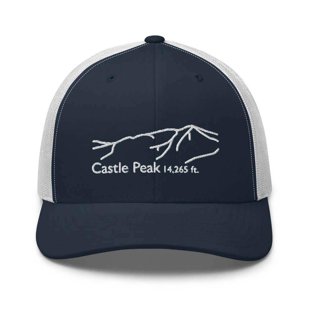 Castle Peak Fourteener Classic Mesh Trucker Hat – Mtns Co