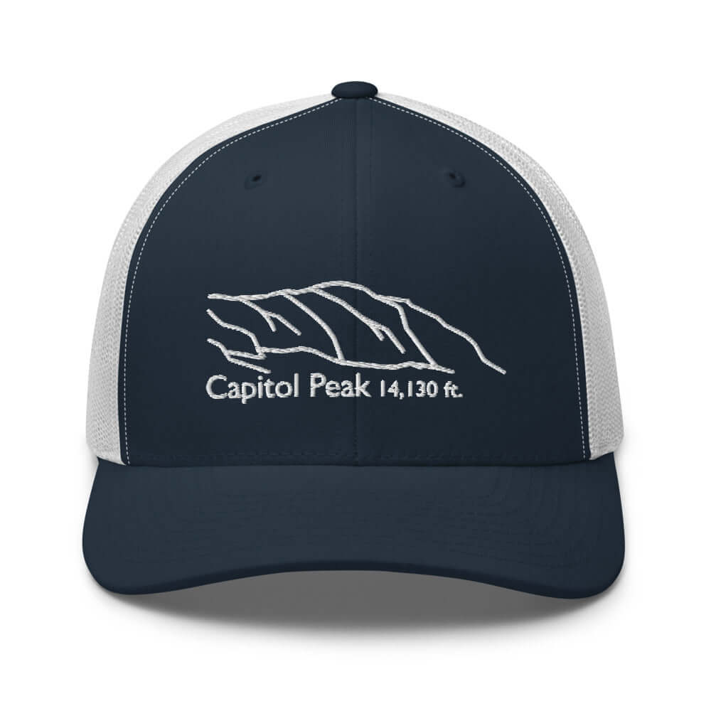 Capitol Peak Fourteener Classic Mesh Trucker Hat – Mtns Co