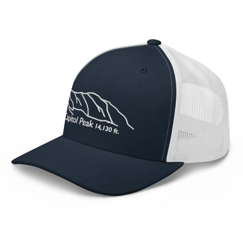 Capitol Peak Fourteener Classic Mesh Trucker Hat – Mtns Co