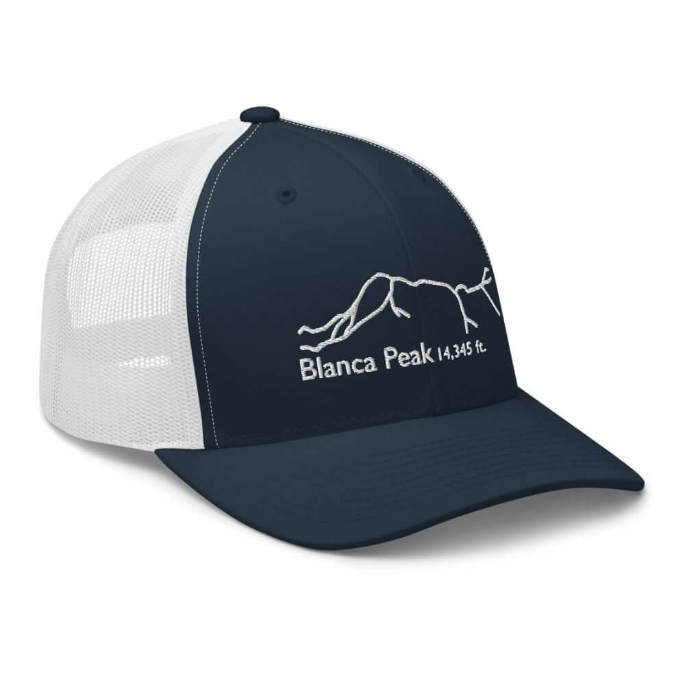 Blanca Peak Fourteener Classic Mesh Trucker Hat – Mtns Co