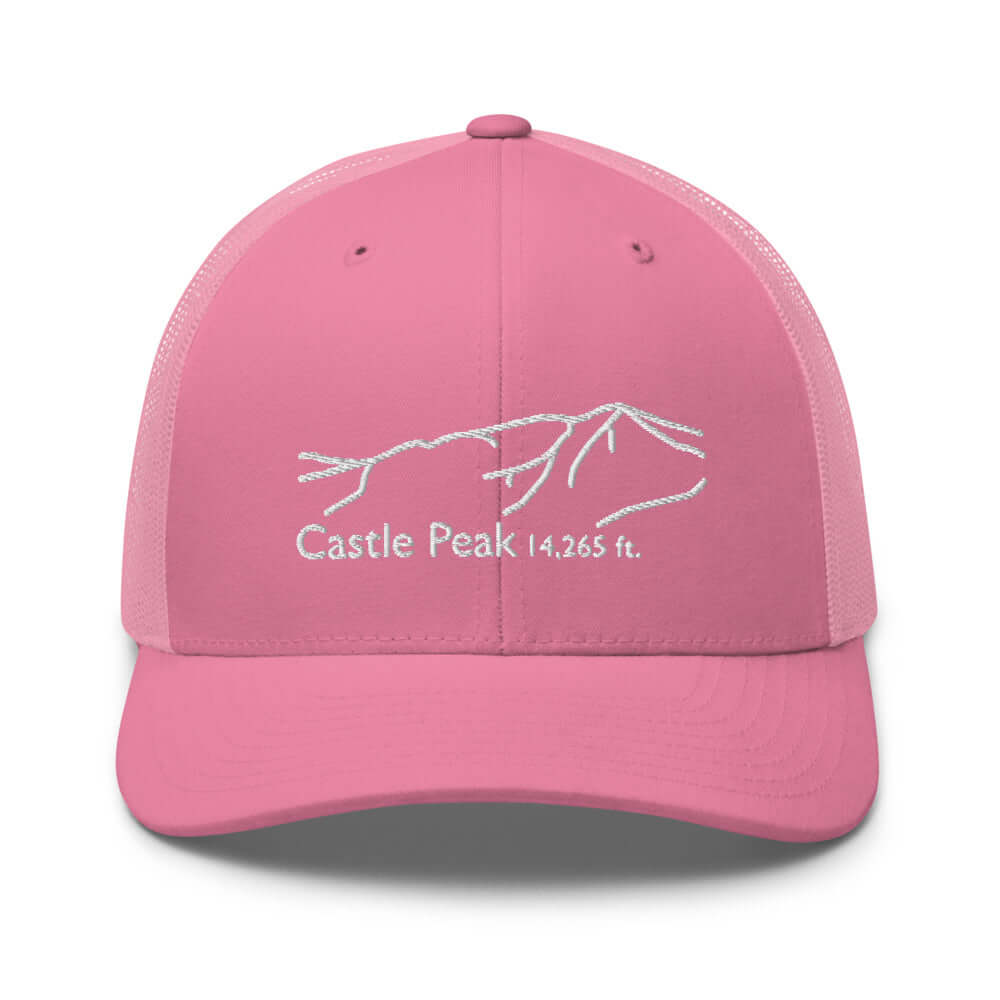 Castle Peak Fourteener Classic Mesh Trucker Hat – Mtns Co