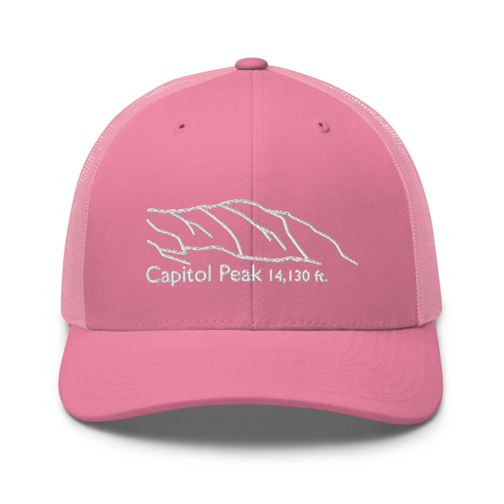 Capitol Peak Fourteener Classic Mesh Trucker Hat – Mtns Co