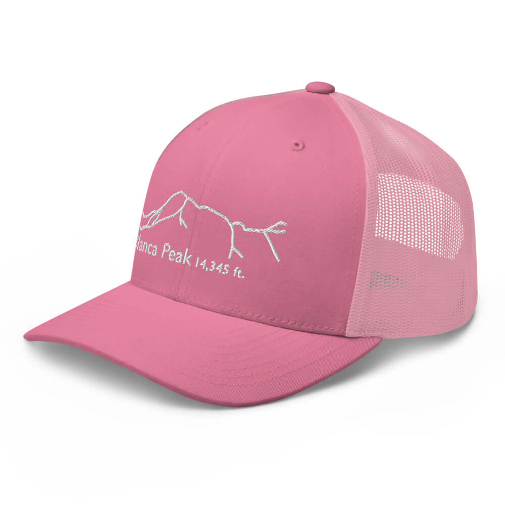Blanca Peak Fourteener Classic Mesh Trucker Hat – Mtns Co