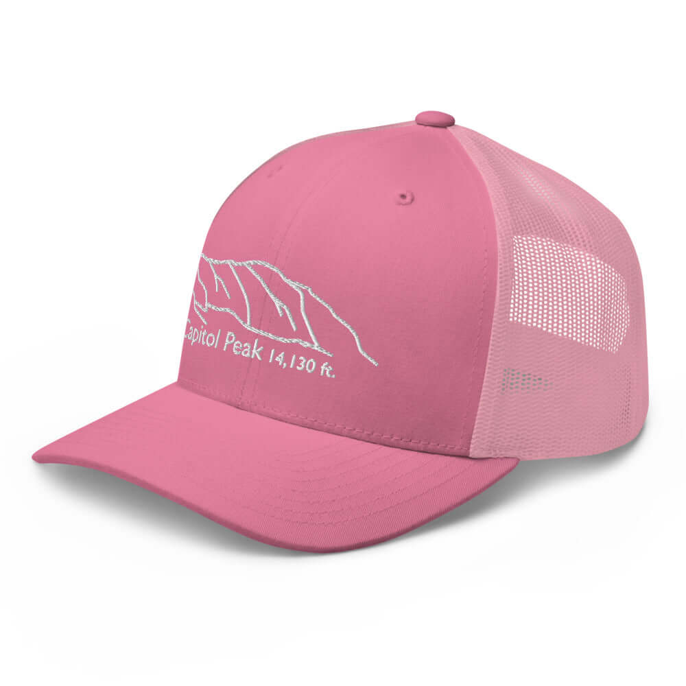 Capitol Peak Fourteener Classic Mesh Trucker Hat – Mtns Co