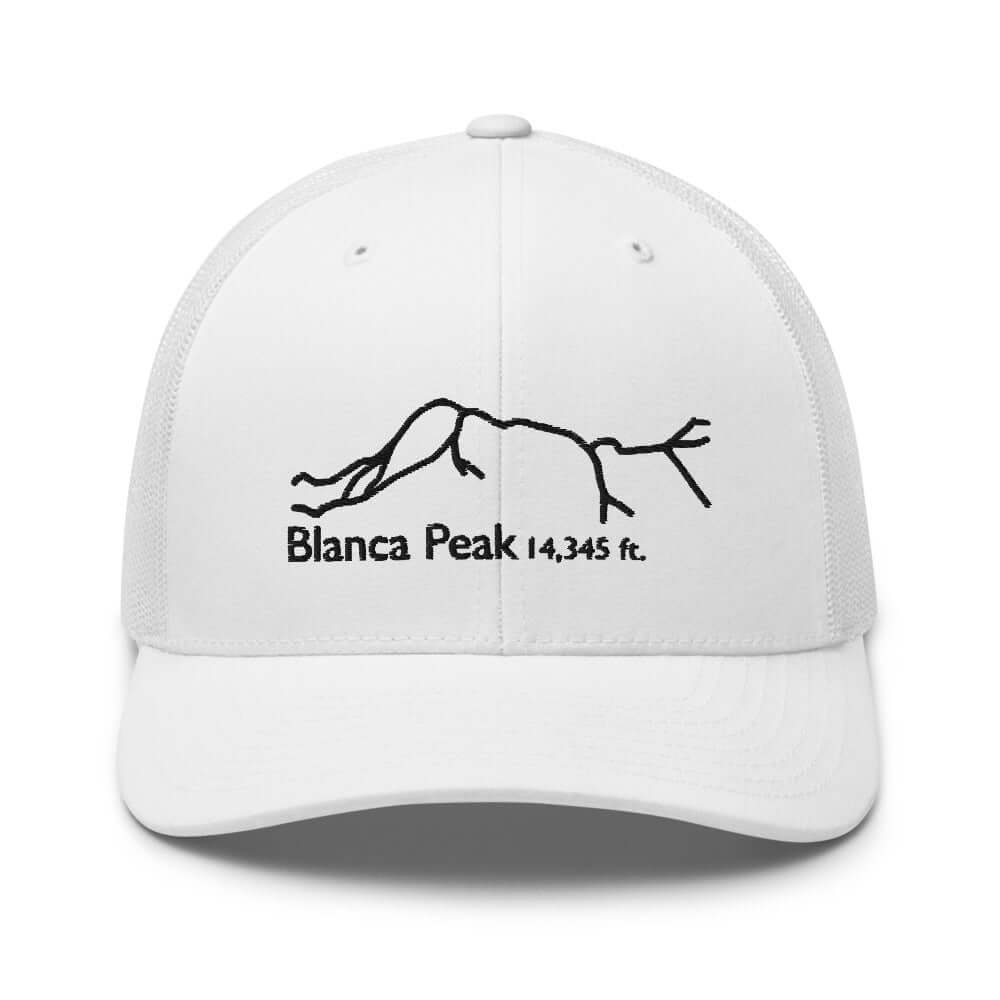 Blanca Peak Fourteener Classic Mesh Trucker Hat – Mtns Co