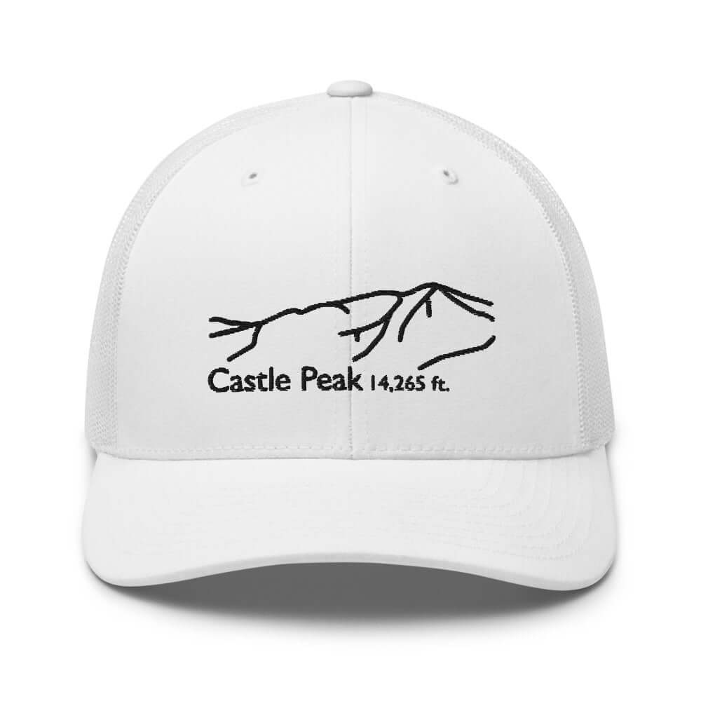 Castle Peak Fourteener Classic Mesh Trucker Hat – Mtns Co