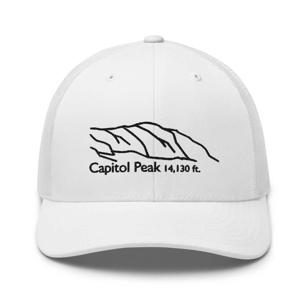 Capitol Peak Fourteener Classic Mesh Trucker Hat – Mtns Co