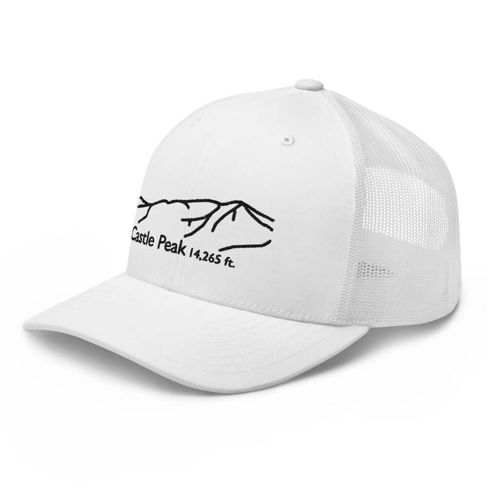 Castle Peak Fourteener Classic Mesh Trucker Hat – Mtns Co