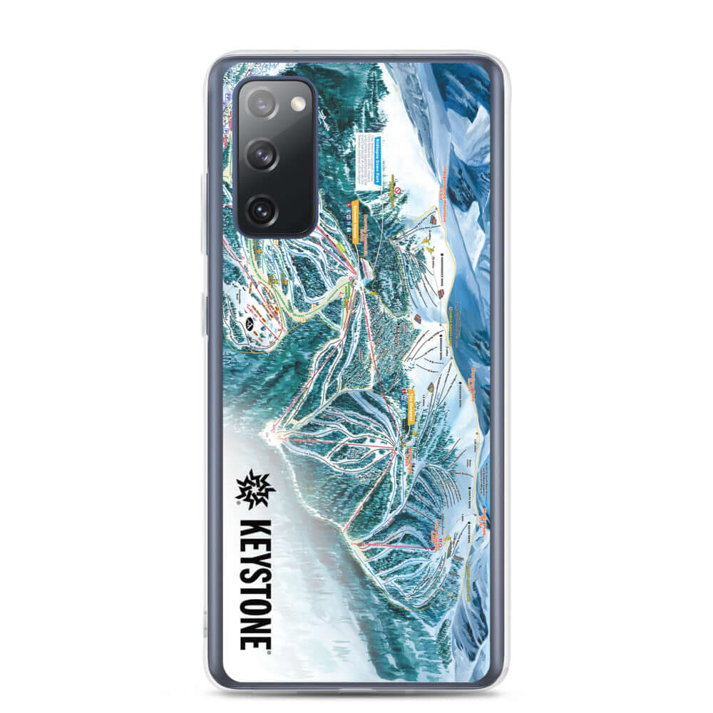 Keystone Trail Map Samsung Phone Case featuring the official Keystone Trail Map by Mtns Co.